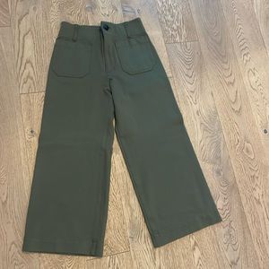 EUC, worn once! Anthropologie Colette army green pants, size 27p